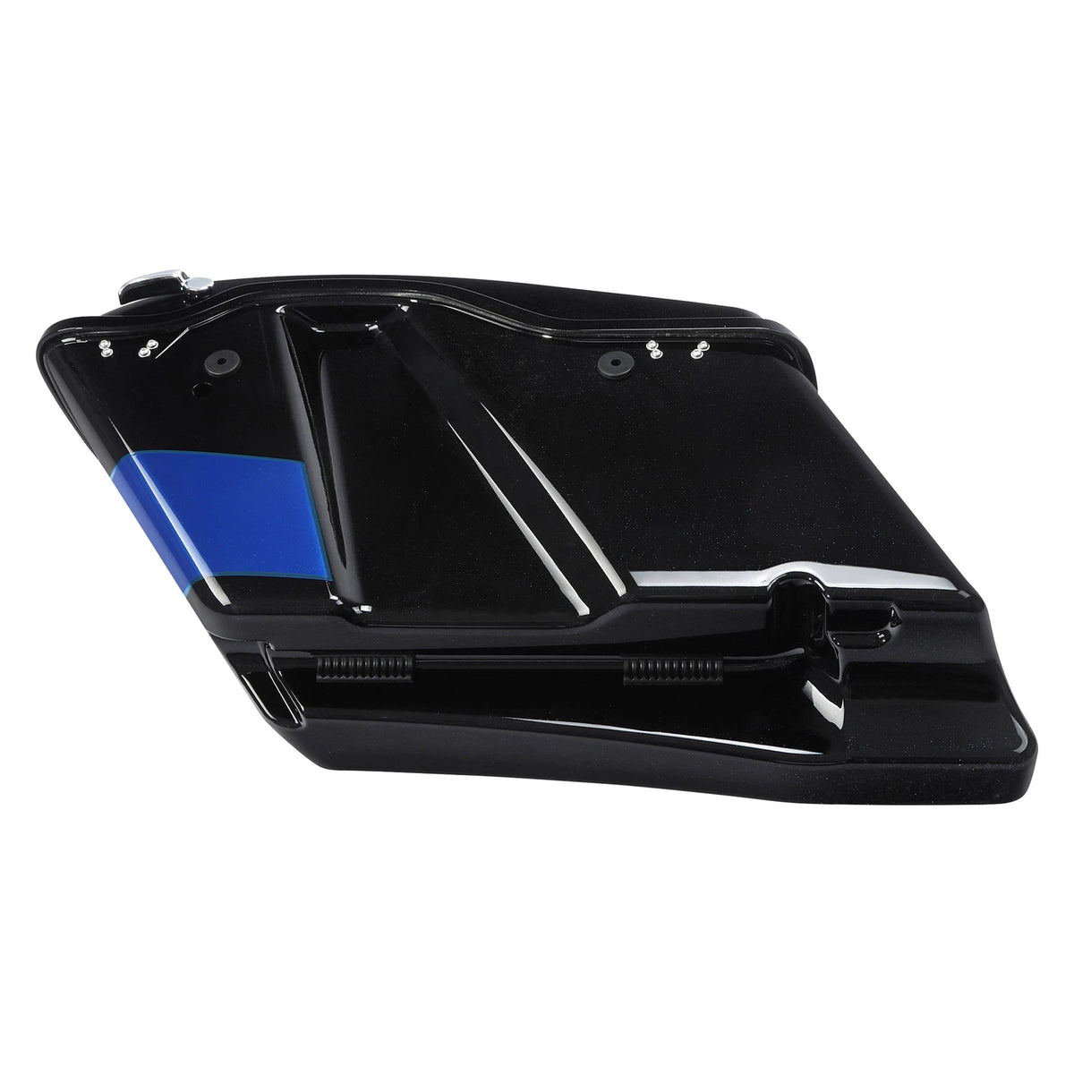 Hard Saddlebags Speaker Lid For Harley Electra Glide14+Candy Cobalt/Indigo Ink