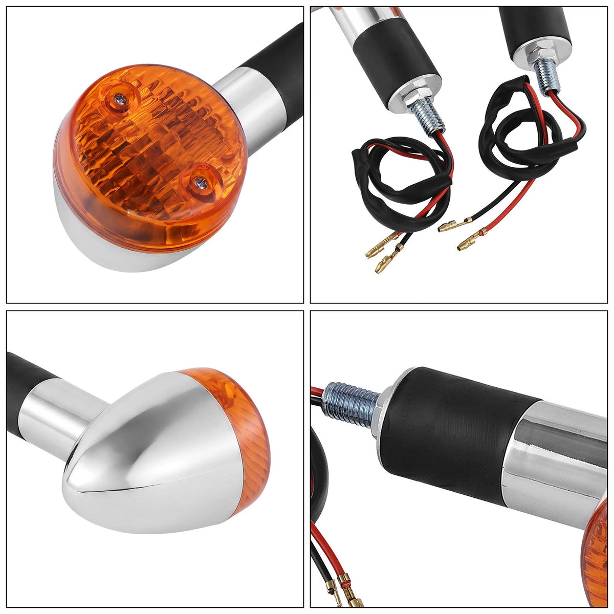 Front Rear Turn Signal Lights For Kawasaki Vulcan VN 750 800 900 1500 1600 1700