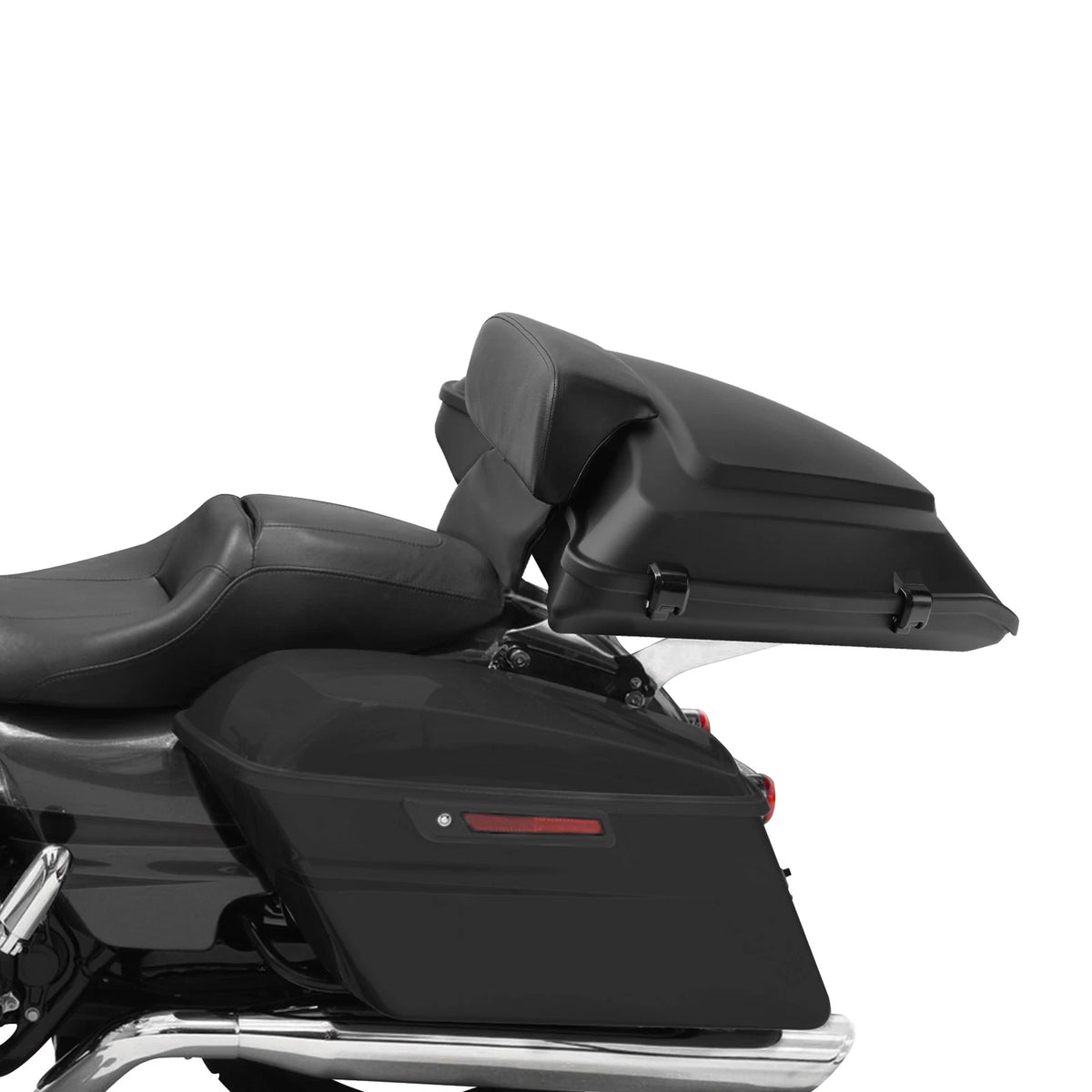 Matt Razor Trunk Backrest Mount Rack Fit For Harley Touring Electra Glide 14-25