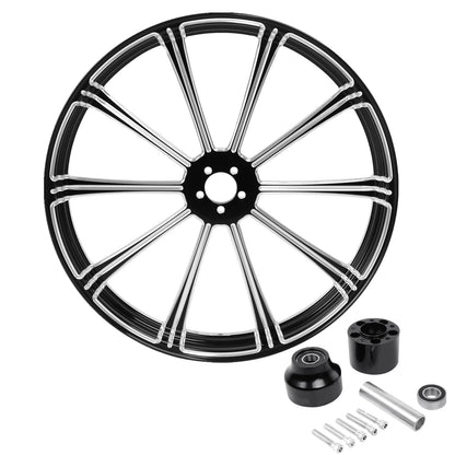 23'' Front Wheel Rim Hub Single Disc Fit For Harley Touring 1997-2021 20 Non ABS