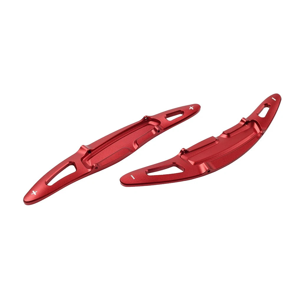 Steering Wheel Shift Paddle Shifter Extension For Porsche Macan Panamera 911 Red
