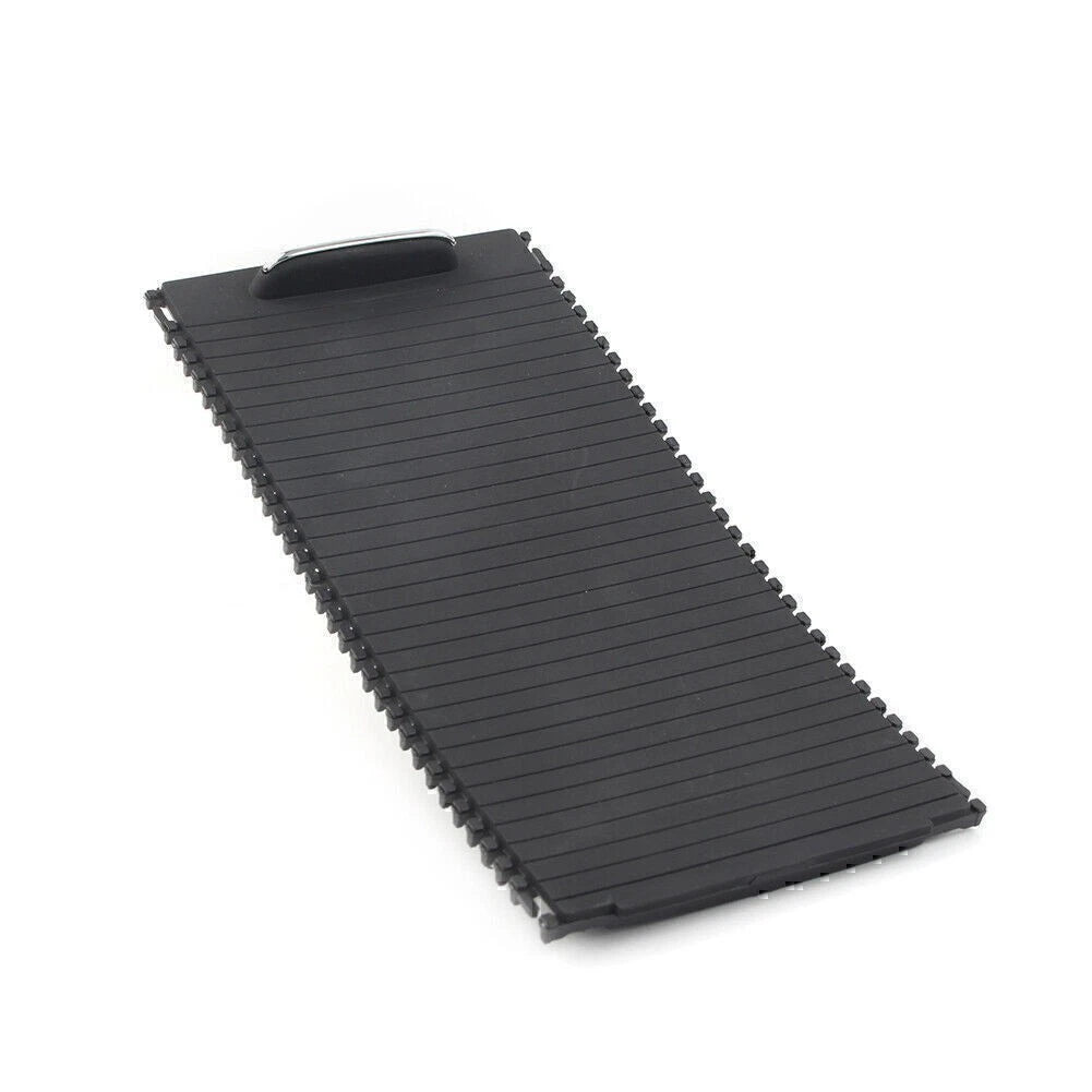 For Mercedes Benz W204 W212 Center Console Cup Holder Panel Roller Cover Black