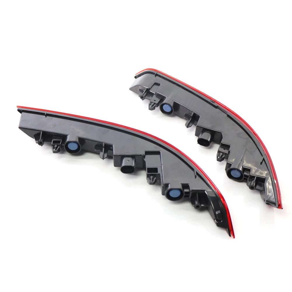 1 Pair Of Rear Bumper Fog Light Reflector Fit For Porsche Cayenne 2015-2017