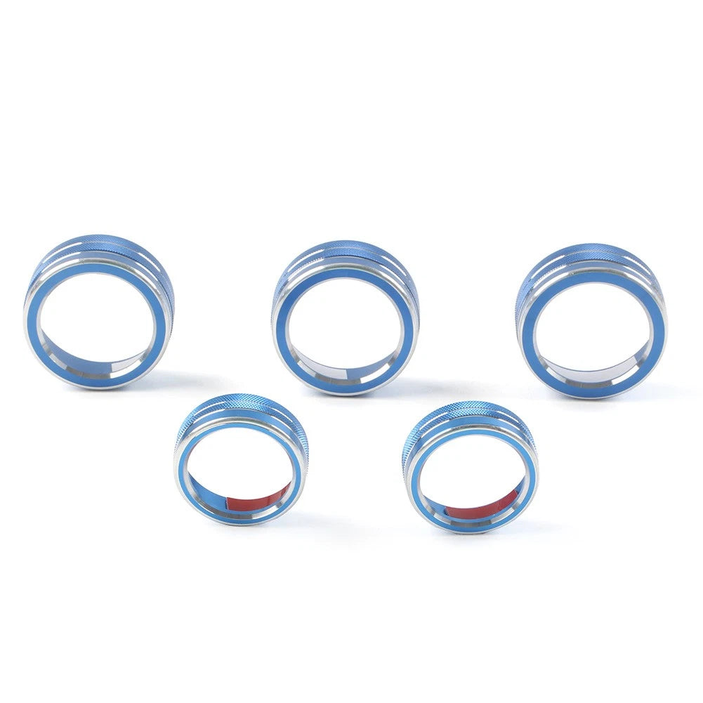 Control Switch Knob Ring Cover Trim Fit Honda Accord 10th Generation 18-22 Blue