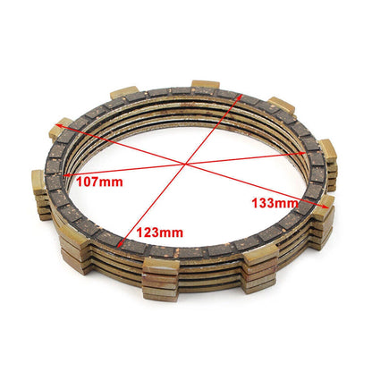 Clutch Friction Disc Set Fit Yamaha CT1 AT1 AT2 DT100/125 DT175 3HA-16321-00 US