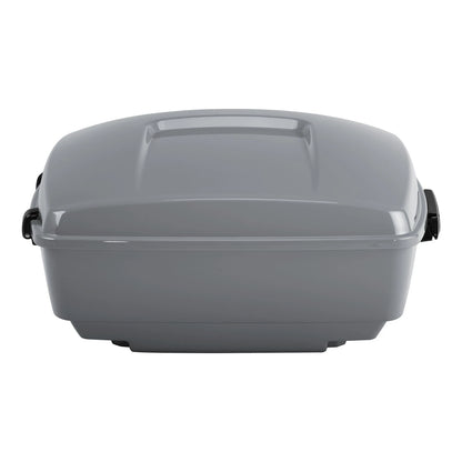 King Trunk Backrest Mount Rack Fit For Harley Electra Glide 14-Up Billiard Gray