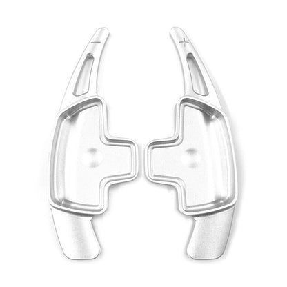 Steering Wheel Paddle Shifter Extension Silver for Mercedes-Benz A B C E CLA GLC