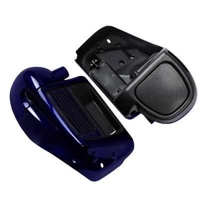 Lower Vented Fairing Fit For Harley Street Glide 14-25 Zephyr Blue/Black Sunglo