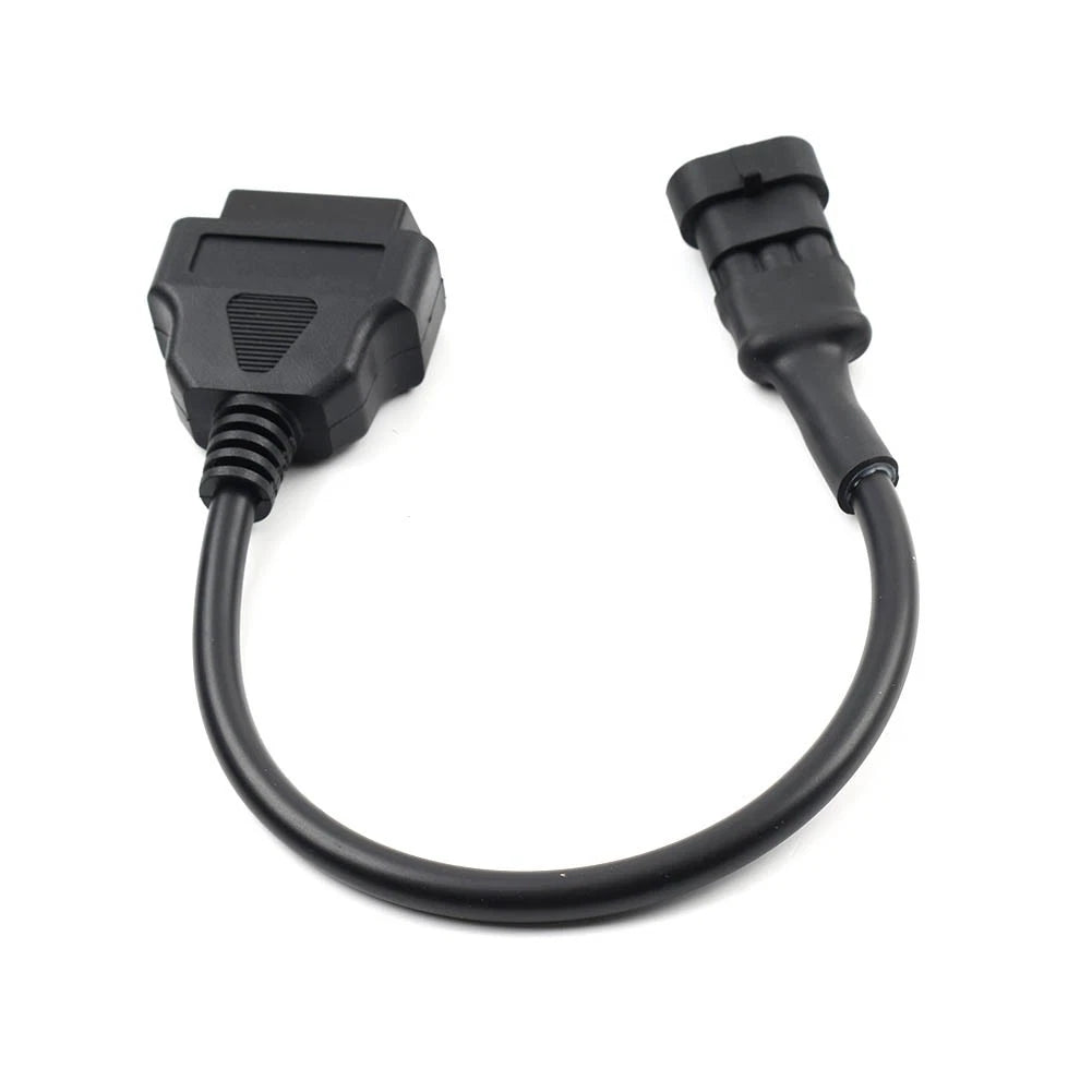 1x Motorcycle 3 pin To 16pin OBD2 Diagnostic Cable Adapter Connector For Cfmoto