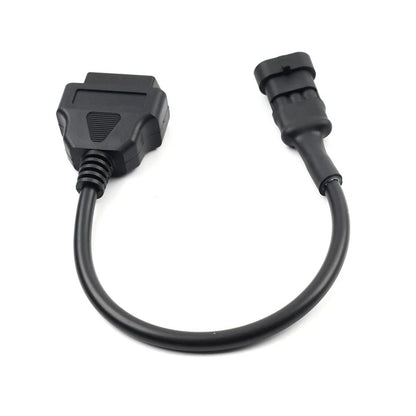 1x Motorcycle 3 pin To 16pin OBD2 Diagnostic Cable Adapter Connector For Cfmoto