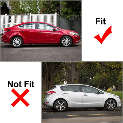 1 Set of Pillar Post Door Window Cover Trim For Kia Cerato K3 Forte 2013-2018