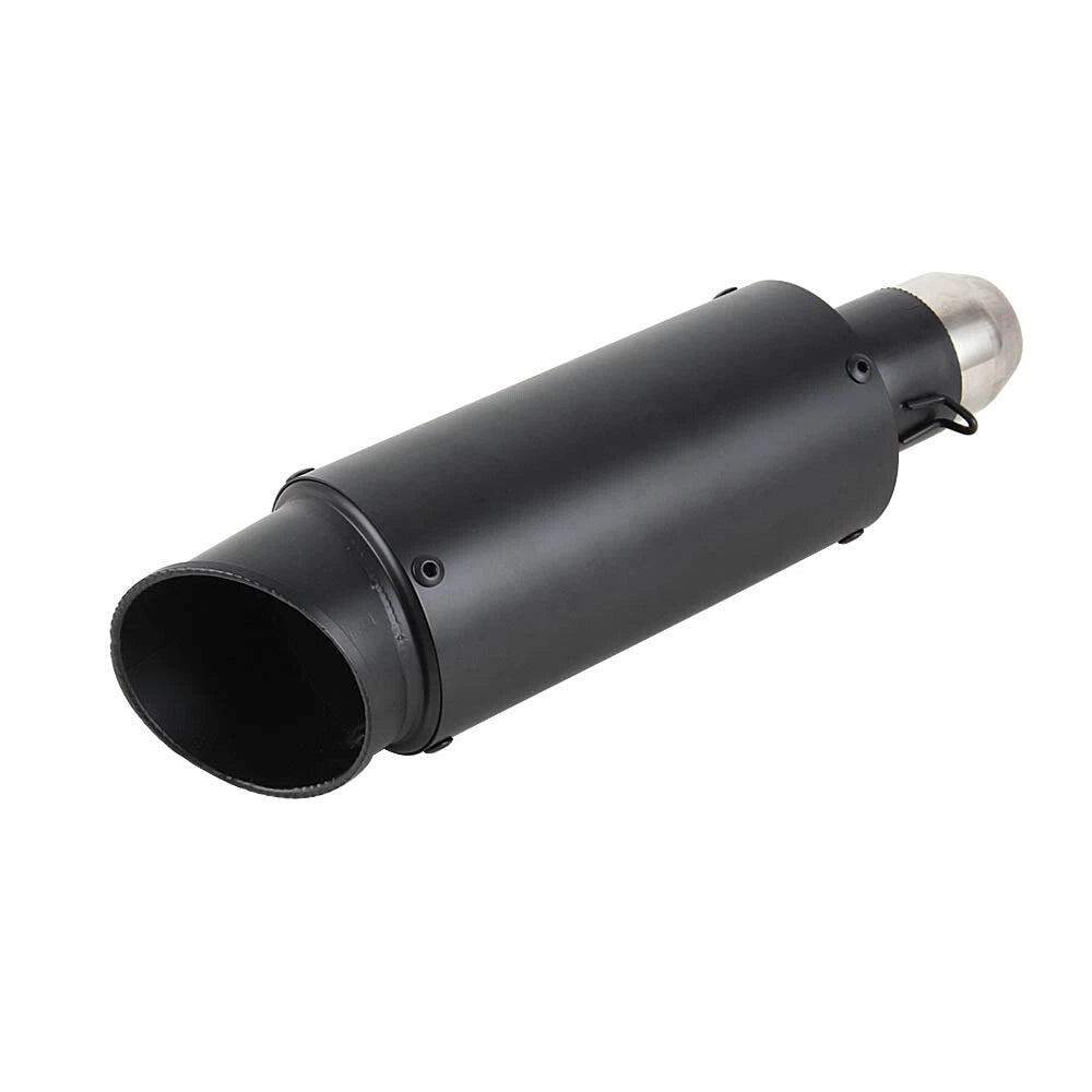 Motorcycle Exhaust Muffler Pipe Slip-On Universal For YZF R6 R1 GSXR 750 CBR600