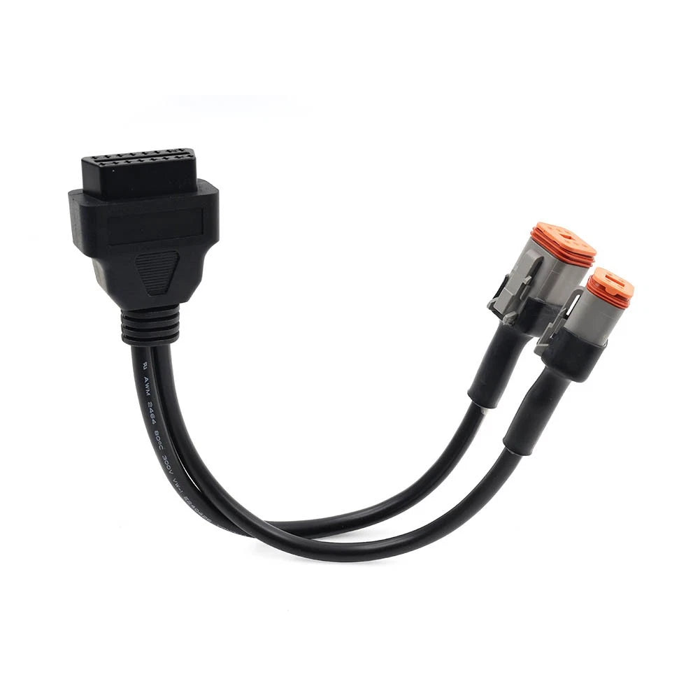 Motor 6 Pin 4 Pin to OBD2 Adapter Cable Diagnostic Scanner 2in1 For Harley US