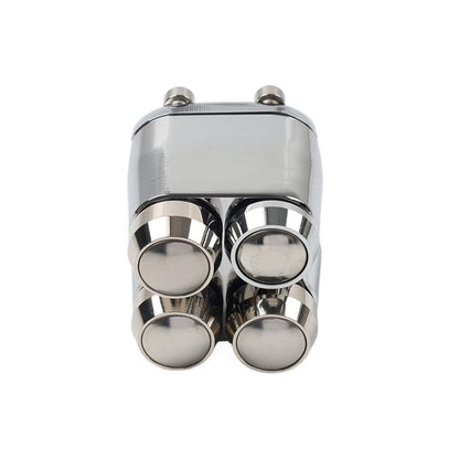 1" Handlebar Horn Turn Signal Light Control Switch Fit Harley Bobber Chrome