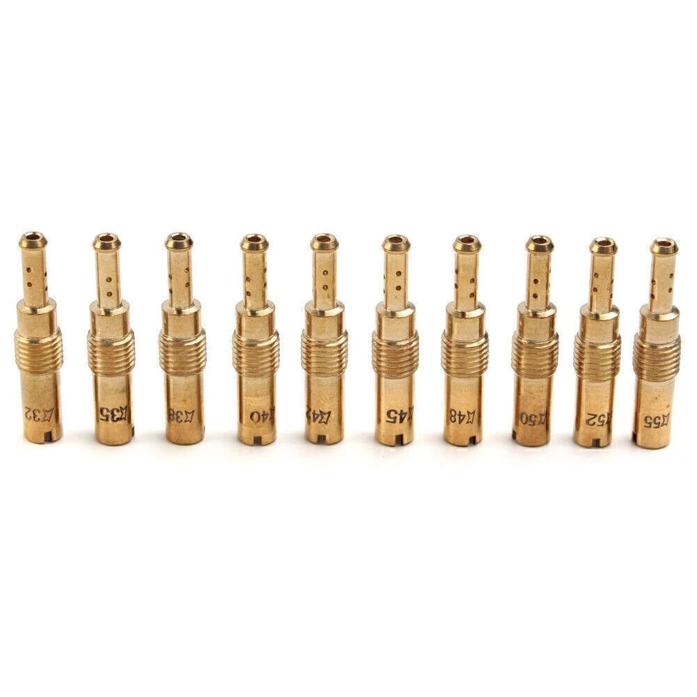 10 Pcs Carburetor Pilot Slow Jet for PWK Mikuni OKO KOSO Carb #32-#55