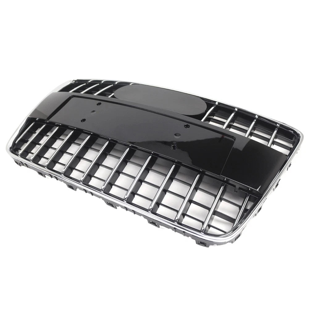 1 Piece Front Bumper Radiator Vent Grille For Audi Q7 2005-2015 Chrome