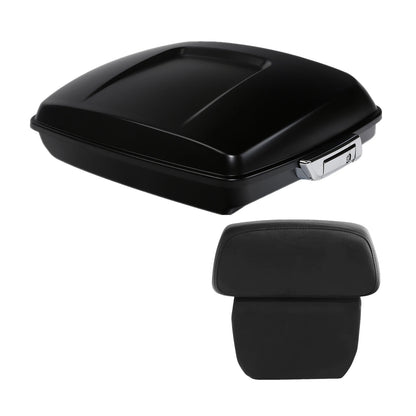 Razor Trunk Backrest Fit For Harley Road Glide King 2014-2025 Black Denim