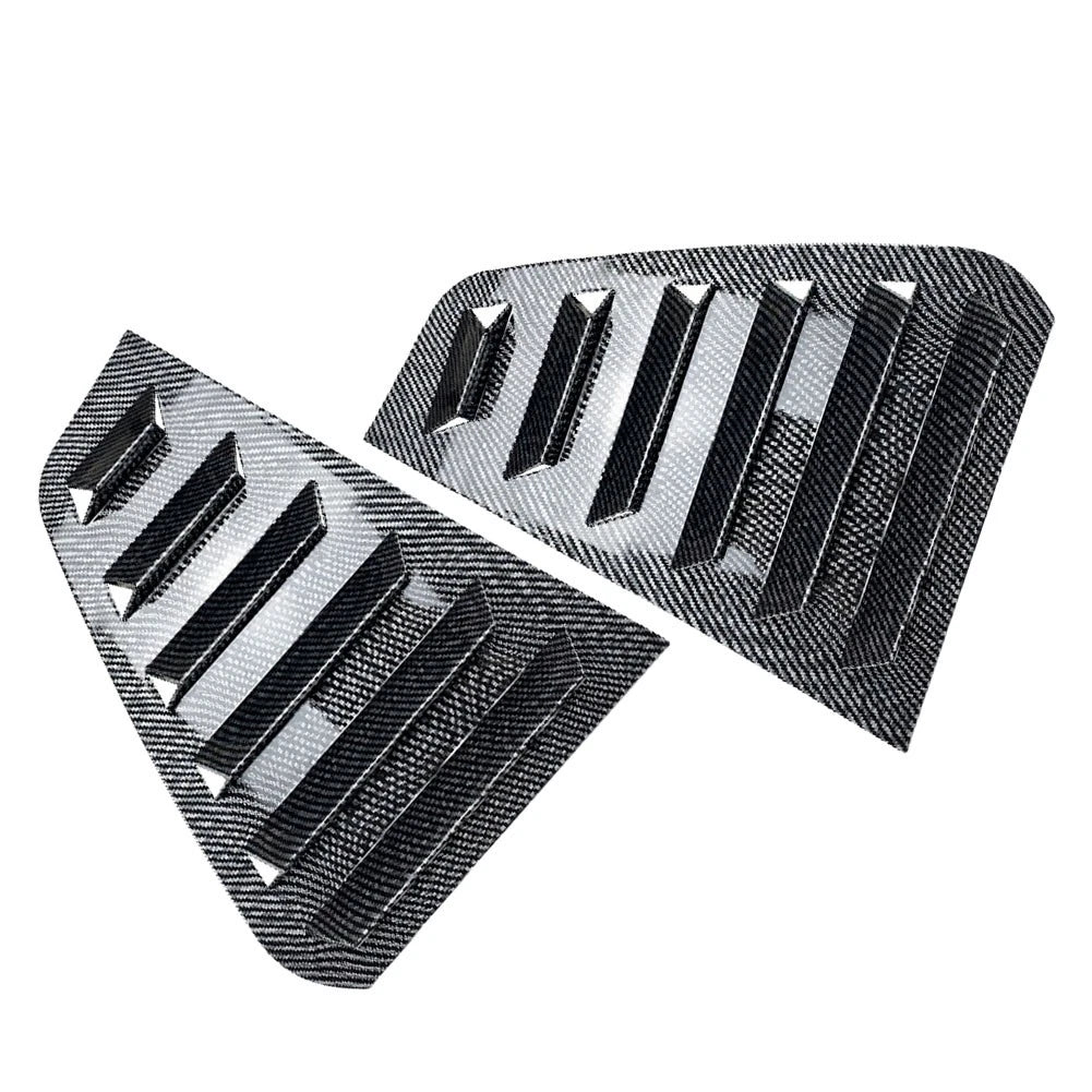 Rear Window Side Vent Shutter Louver Cover Trim Fit VW Golf MK7 MK7.5 2014-2019