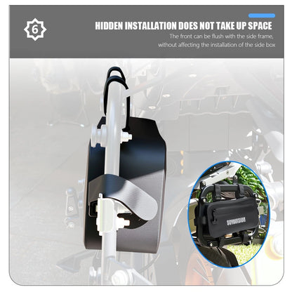 1PC Motorcycle Universal Side Tool Bag Frame Waterproof Bag for BMW Honda Yamaha