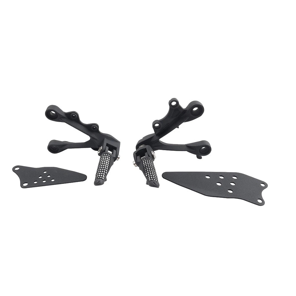 Front Driver Footpeg Footrest Bracket Kit For Kawasaki Ninja ZX6R ZX636 2009-24