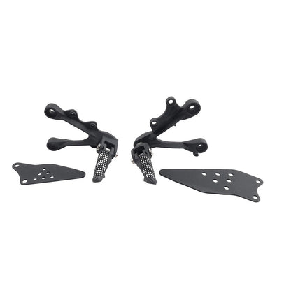 Front Driver Footpeg Footrest Bracket Kit For Kawasaki Ninja ZX6R ZX636 2009-24