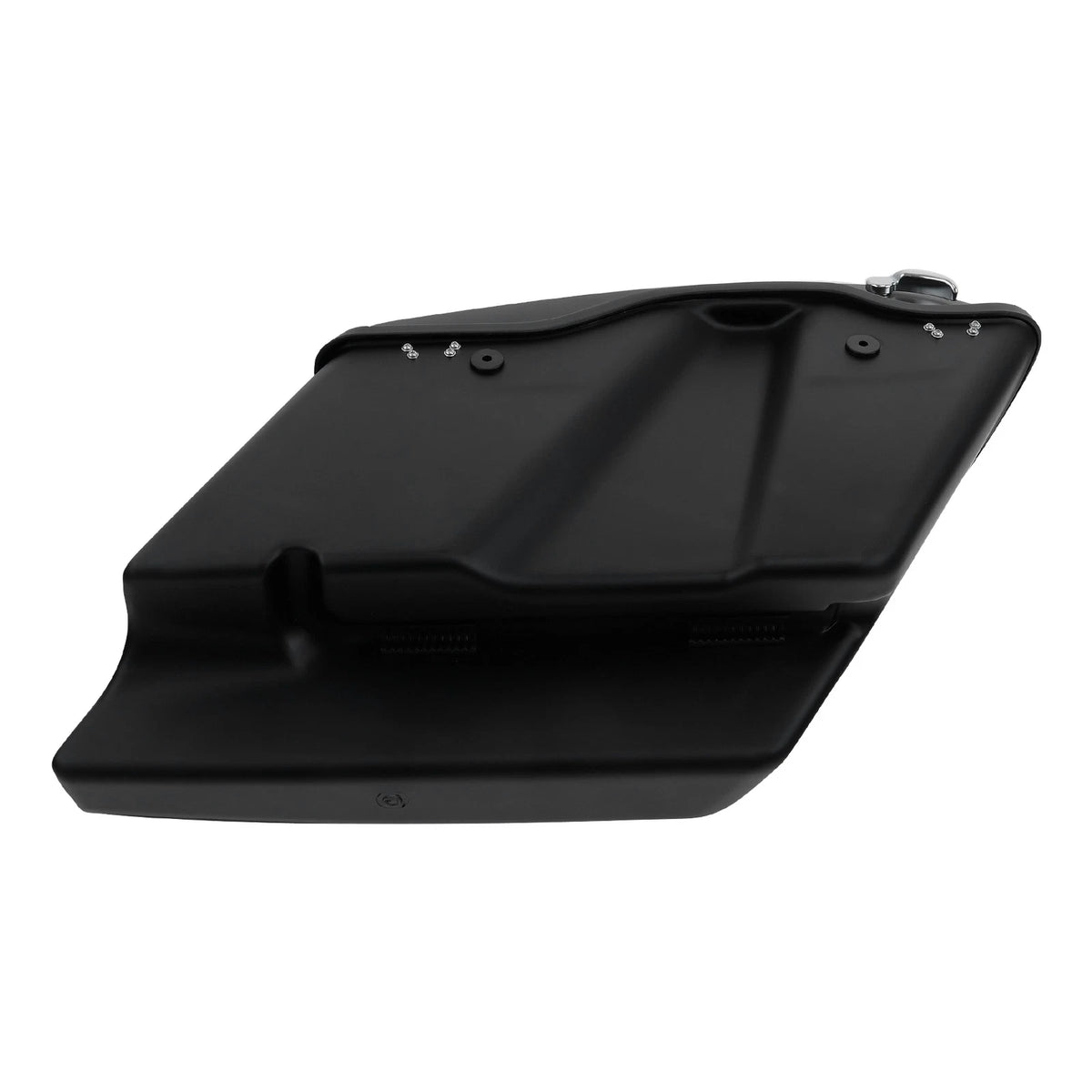 Matte Black 5'' Stretched Saddlebags w/ Bracket For Harley Softail Fatboy 84-17