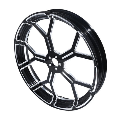26 X 3.5'' Front Wheel Rim W/ Single Disc Hub Fit For Harley Electra Glide 97-21