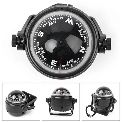 ABS plastic Electronic Car Black Compass Screws Pick Adhesive Marine Boat