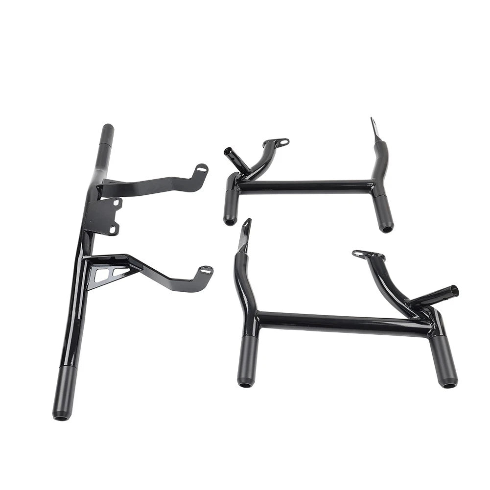 Saddlebag Rail Front Engine Guard Crash Bar For Harley Road Street Glide 2014-24