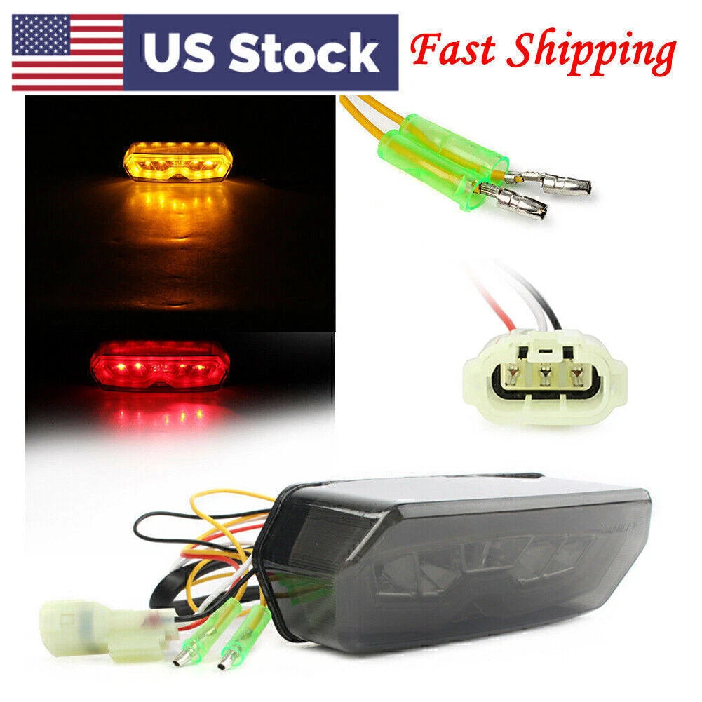 Brake Rear Tail Light Breaking Lamp Fit Honda Grom/MSX 125 s 14-16 Smoke Lens US