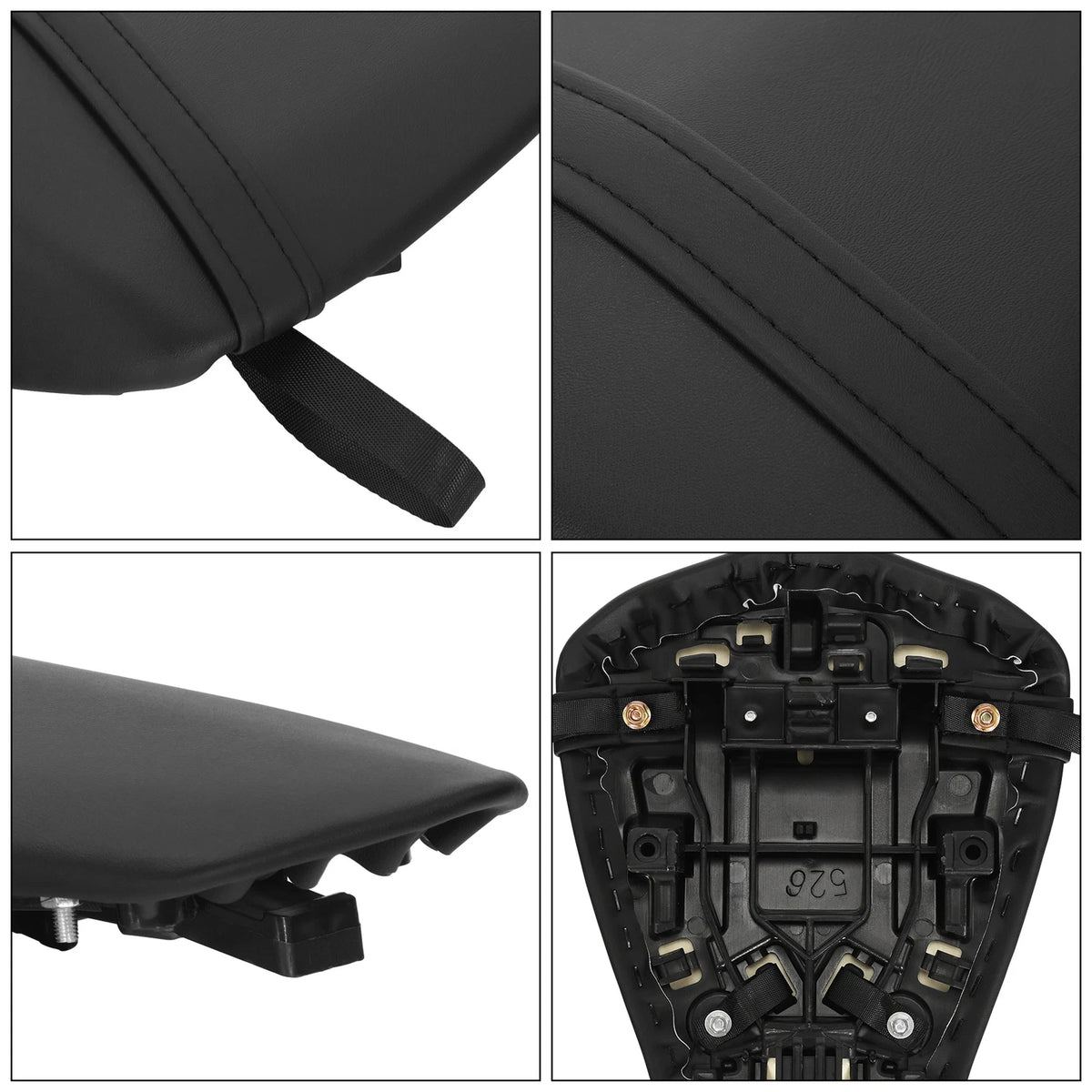 Rear Seat Passenger Cushion Fit For Yamaha YZF R1 YZFR1 YZF-R1 2009-2014 Black