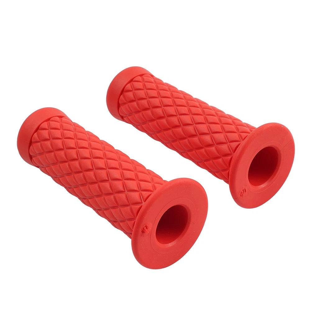 7/8" 22.2mm Left & Right Handlebar Hand Grips For Suzuki For Yamaha Red