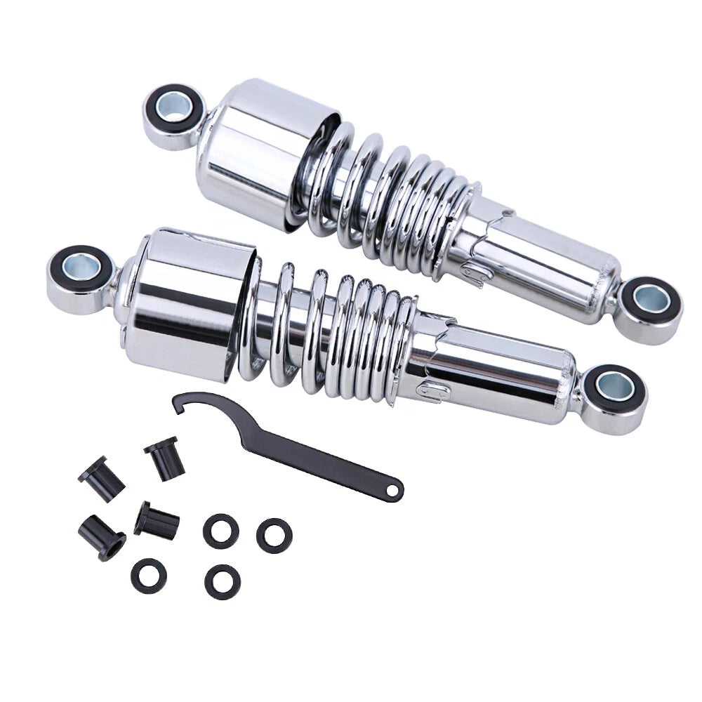Pair 10.5'' 267mm Rear Shock Absorber For Harley Sportster 883 1200 Dyna Set