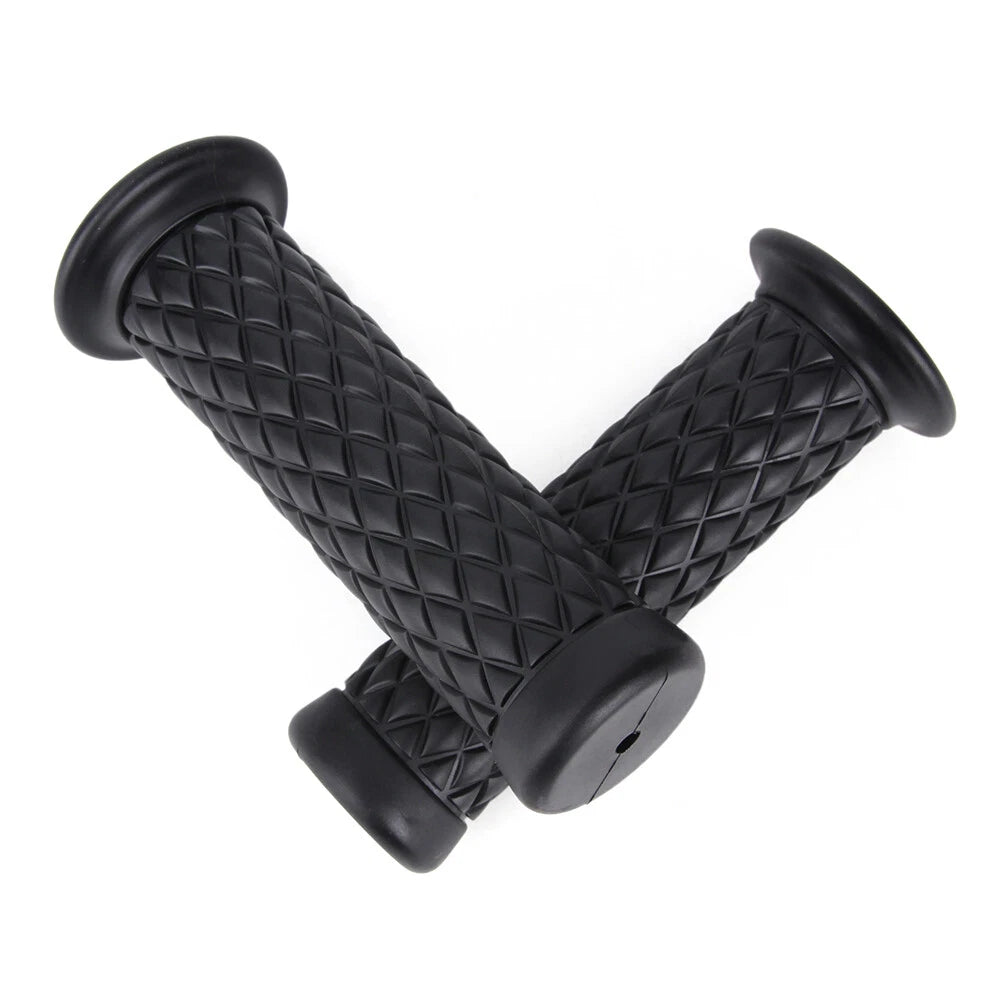 7/8"&1" Motorcycle Hand Grips Bar End Handlebar Gel For Cafe Racer Dirt Bike ATV