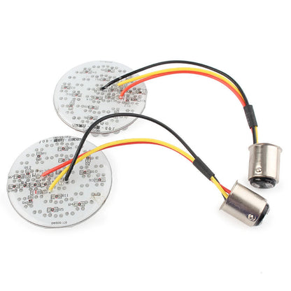 48-SMD LED Turn Signal Light Bulb Lamp  Fit Bobber Chopper Cafe Racer