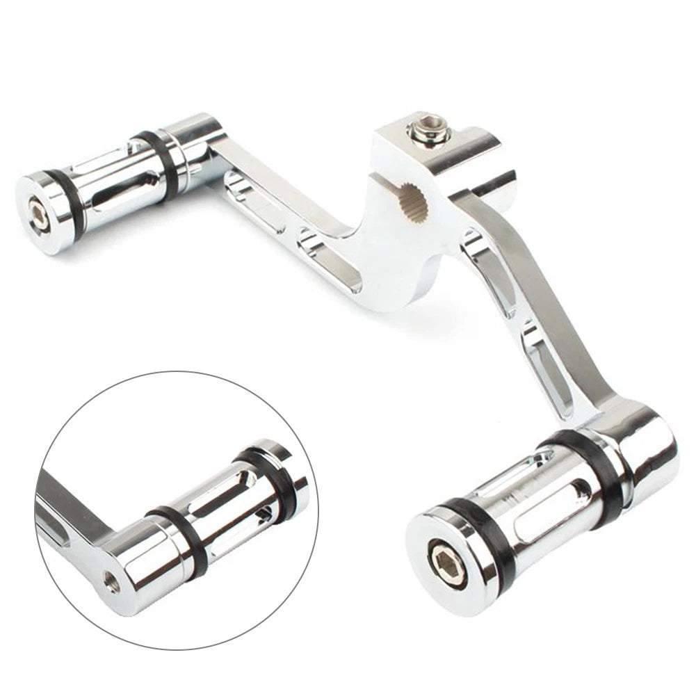 CNC Gear Shifter Lever Shift Pegs Toe Heel Chrome For Harley XL883 XL 1200T US
