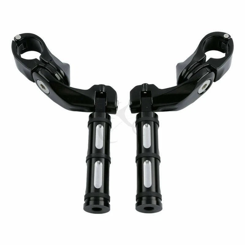 Rear Passenger Floorboard & Highway Foot Pegs Fit For Harley Electra Glide 93-Up