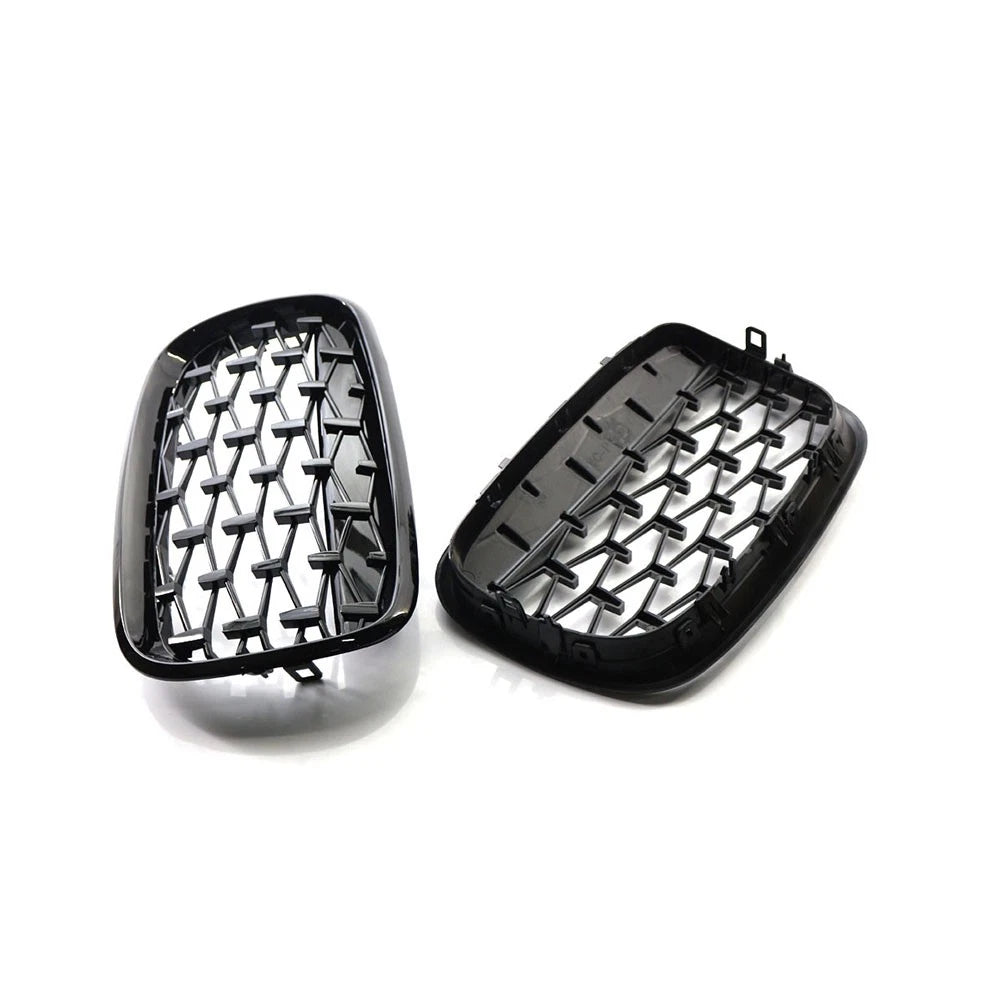 Front Bumper Kidney Grill Diamond Grille For BMW X5 E70 X6 E71