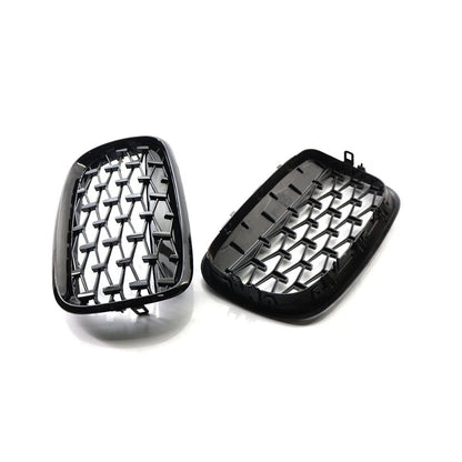 Front Bumper Kidney Grill Diamond Grille For BMW X5 E70 X6 E71