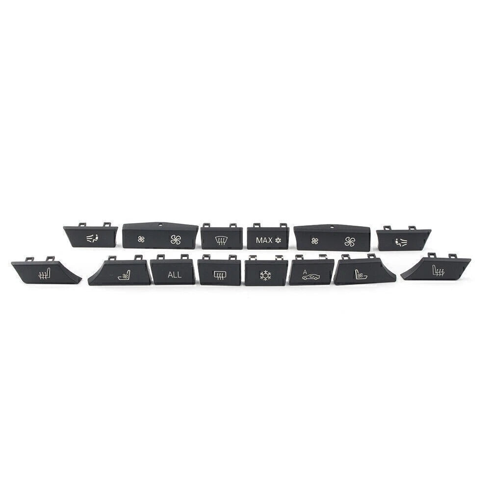 Fit BMW F07 F10 F11 F0614 Button Key Caps Set Repair A/C Heater Switch US