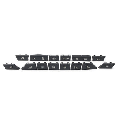 Fit BMW F07 F10 F11 F0614 Button Key Caps Set Repair A/C Heater Switch US