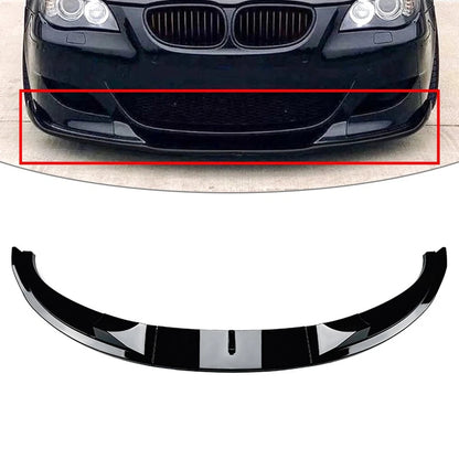 US Front Bumper Lip Splitter Spoiler For BMW 5 Series E60 E61 M5 2005-2010 Black