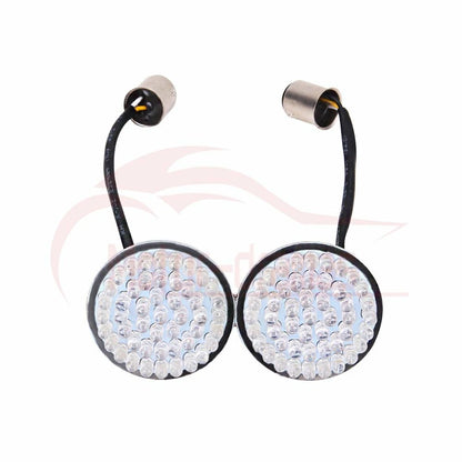 1Pair Turn Signal LED Bullet Style Blinker Indicator Lights Lamp for Harley Dyna