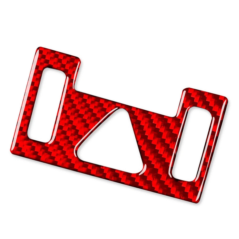 Carbon Fiber Red Mergency Light Button Frame Trim For Kia K3 Forte 2019-21 US US