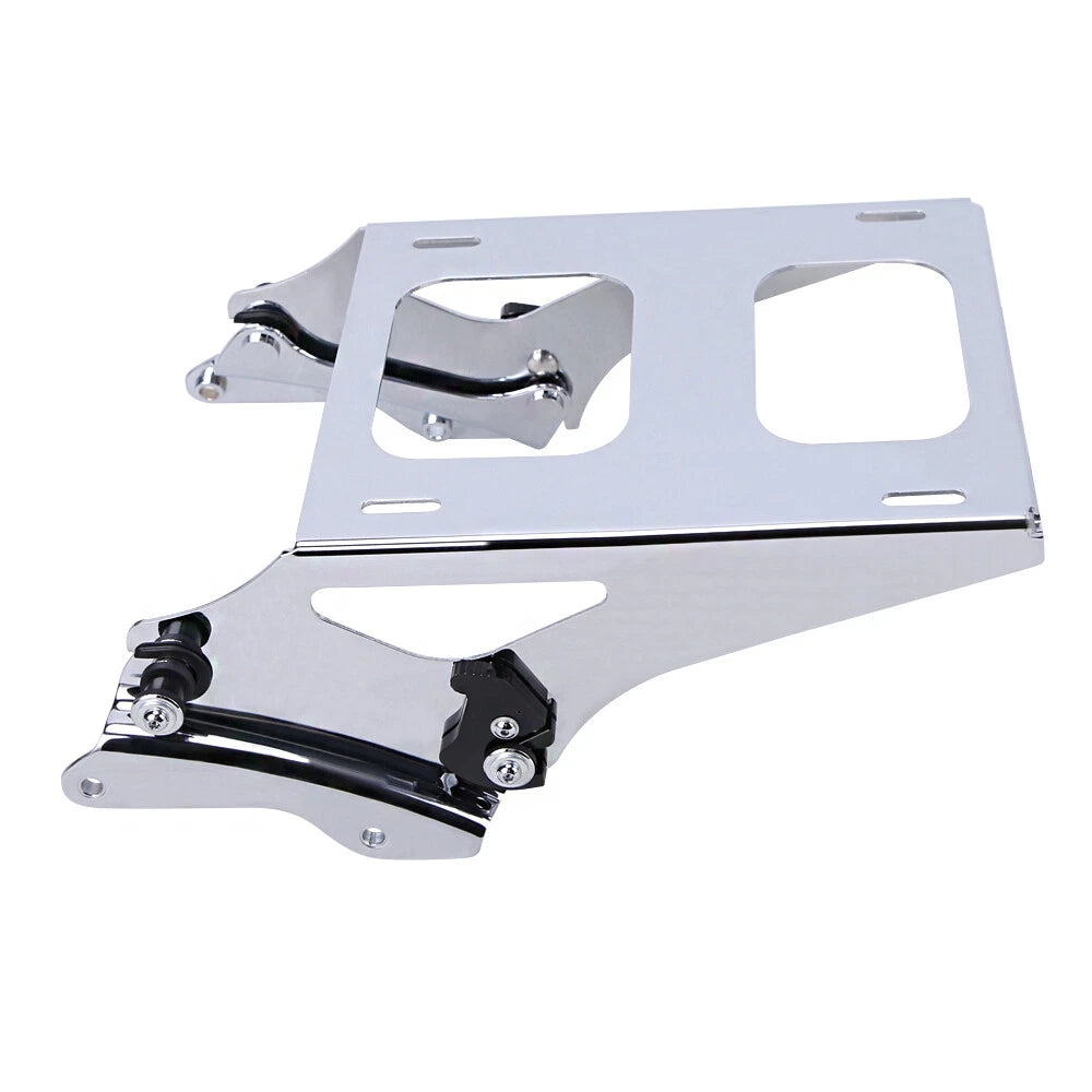 Detachable Tour Pack Mount Rack w/ Docking Hardware Kit For Harley Touring 14-23