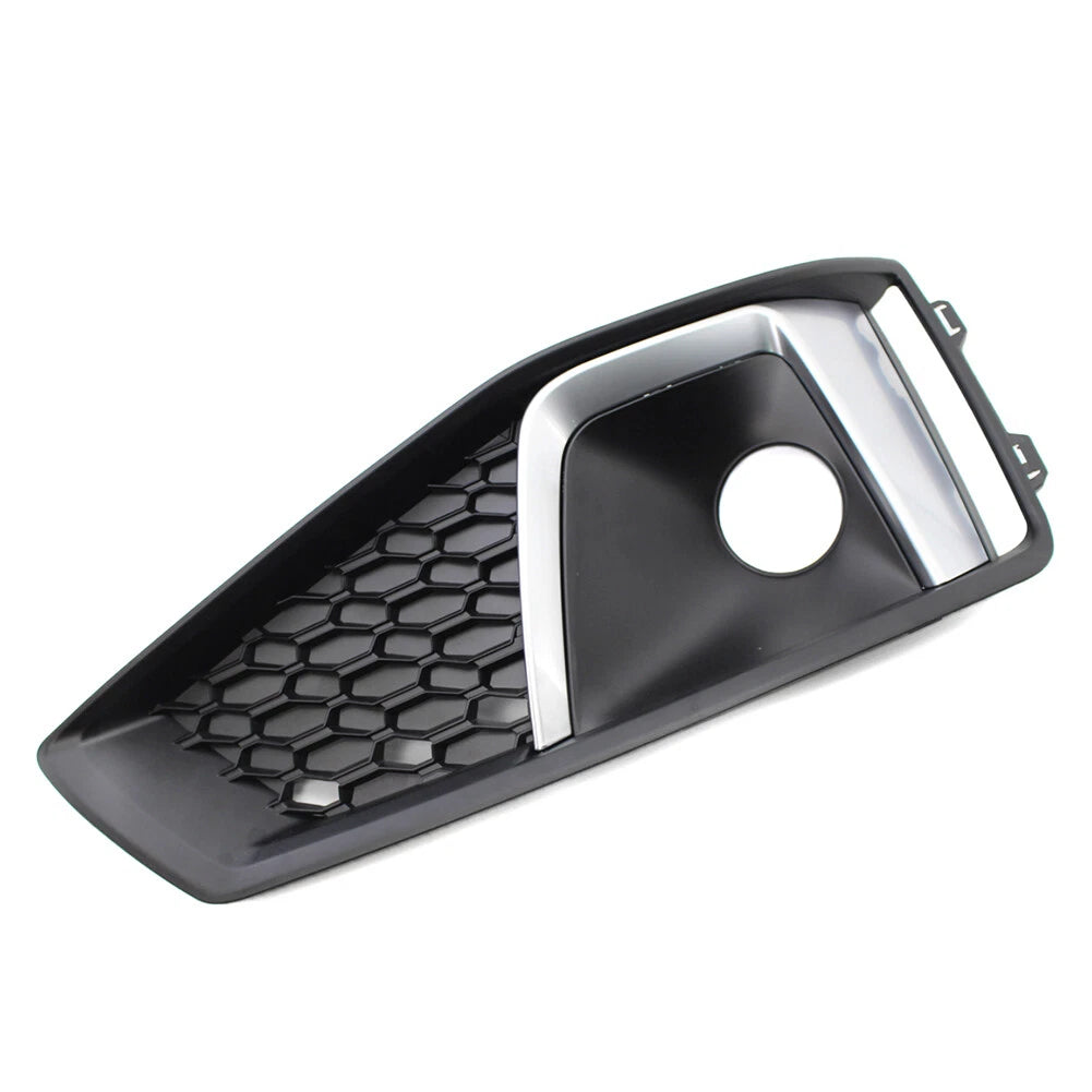 Fit Audi A4 B9 SLINE S4 2018-20 Front Bumper Grille Right Fog Light Lamp Cover