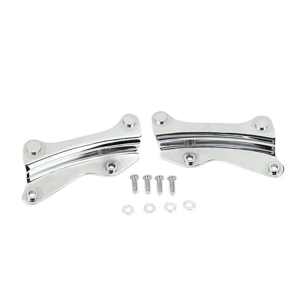 4-Point Chrome Docking Hardware Kit For Harley Touring Road King Glide 14-2020