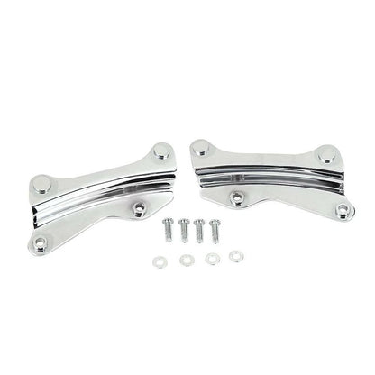 4-Point Chrome Docking Hardware Kit For Harley Touring Road King Glide 14-2020