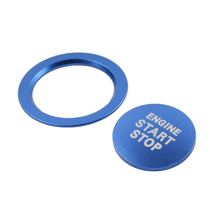 Engine Start Stop Push Button Cover Ring For Toyota Tacoma Yaris Prius RAV4 Blue