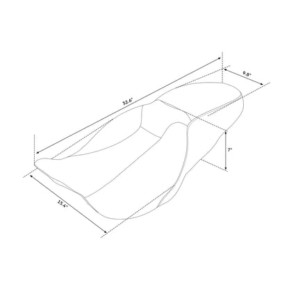 Driver Passenger Pillion Seat Fit For Harley Touring Road Glide King 09-23 10 US